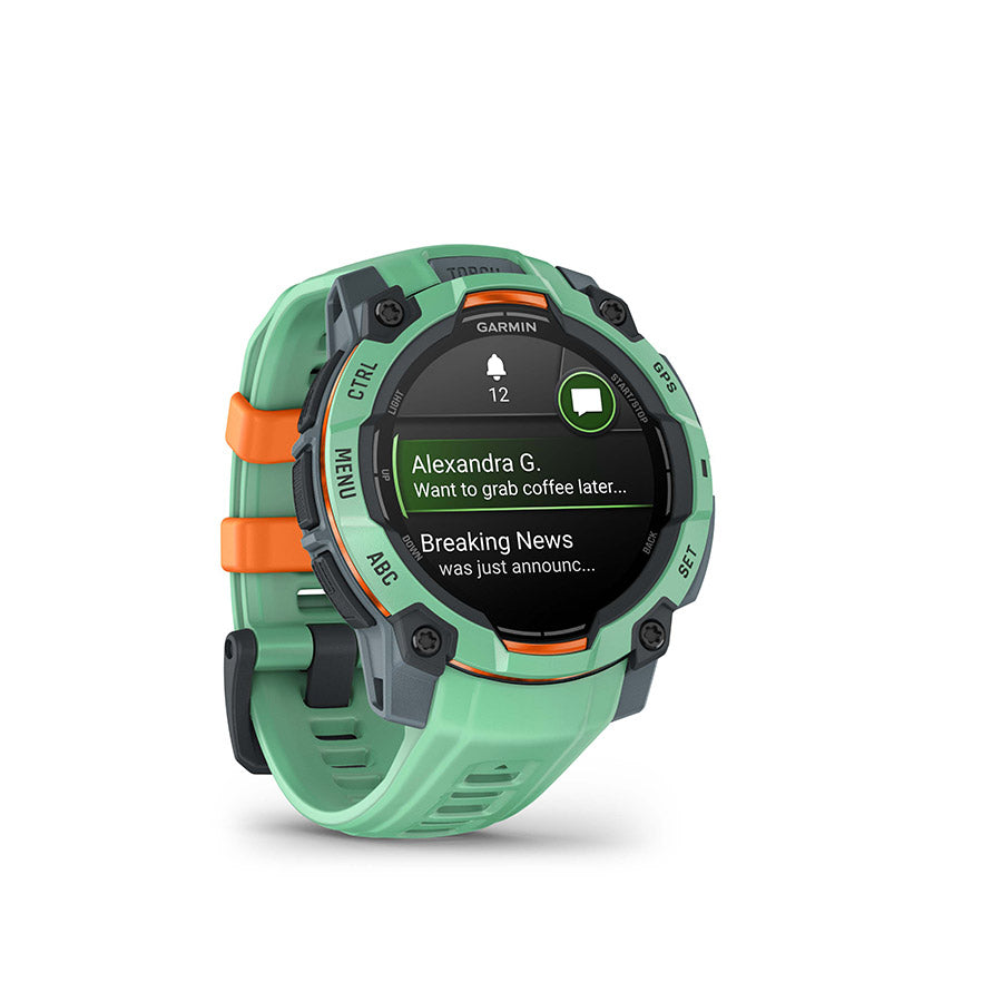 Garmin, Instinct 3 45mm AMOLED, Watch, Watch Color: Neo Tropic, Wristband: Neo Tropic - Silicone