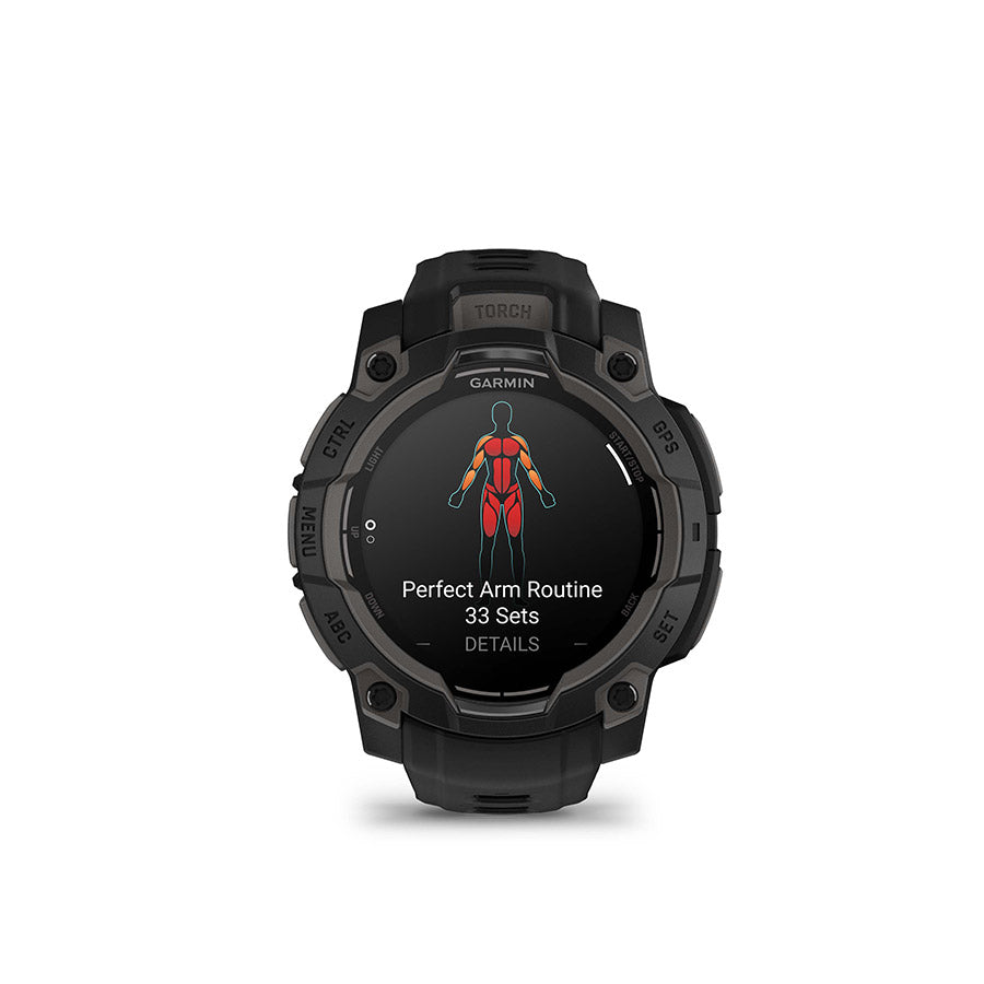 Garmin, Instinct 3 45mm AMOLED, Watch, Watch Color: Neo Tropic, Wristband: Neo Tropic - Silicone