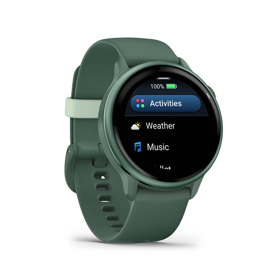 Garmin, vivoactive 6, Watch, Watch Color: Slate, Wristband: Black - Silicone