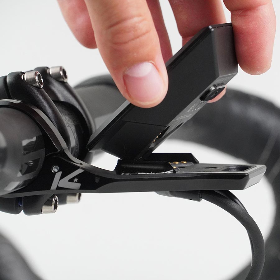 K-Edge, Kiox Out-Front E-Bike, Computer Bike Mount, Clamp-on 31.8mm, 6061-T6 Aluminum, Black