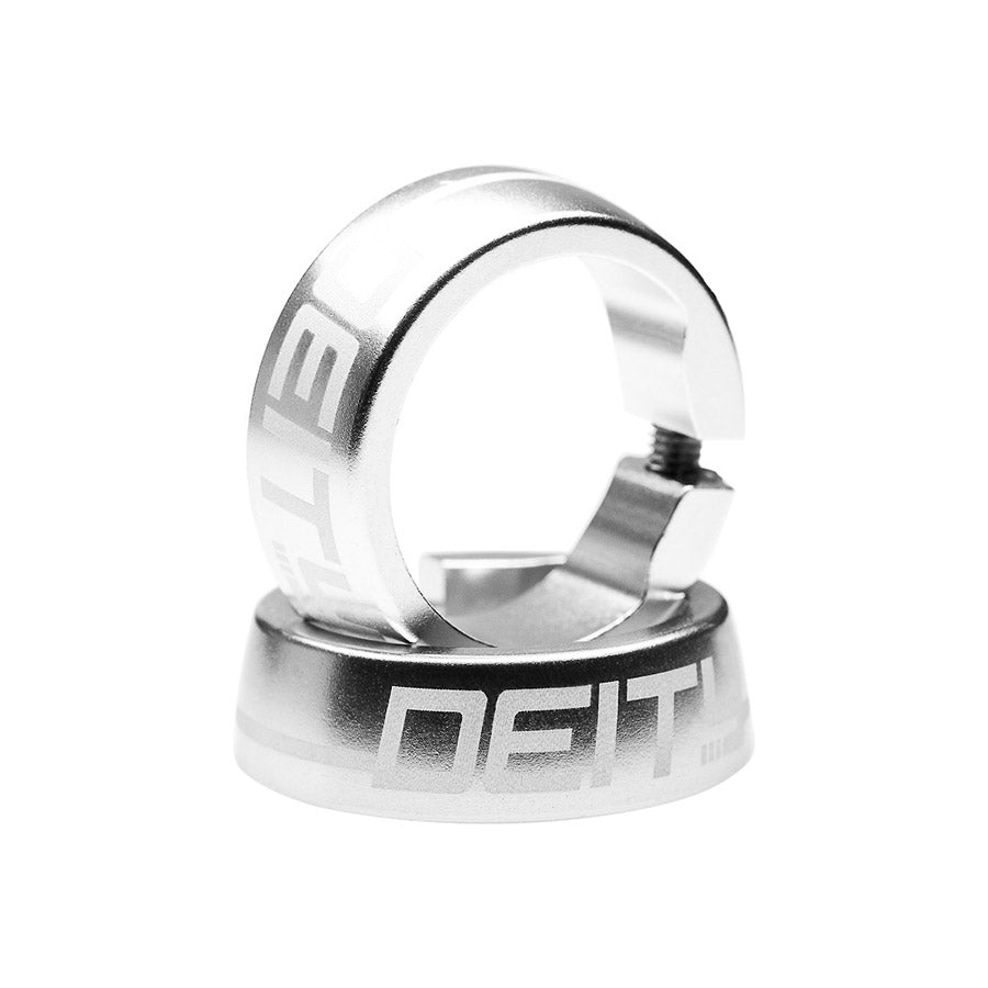 Deity, Grip Clamps for Megattack, Blue, Pair