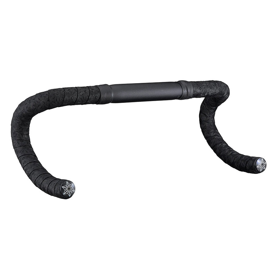 Supacaz, Suede, Handlebar Tape, Black, with Black Star Plugs