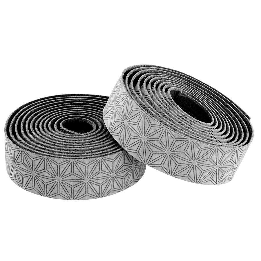 Supacaz, Suede, Handlebar Tape, Black, with Black Star Plugs