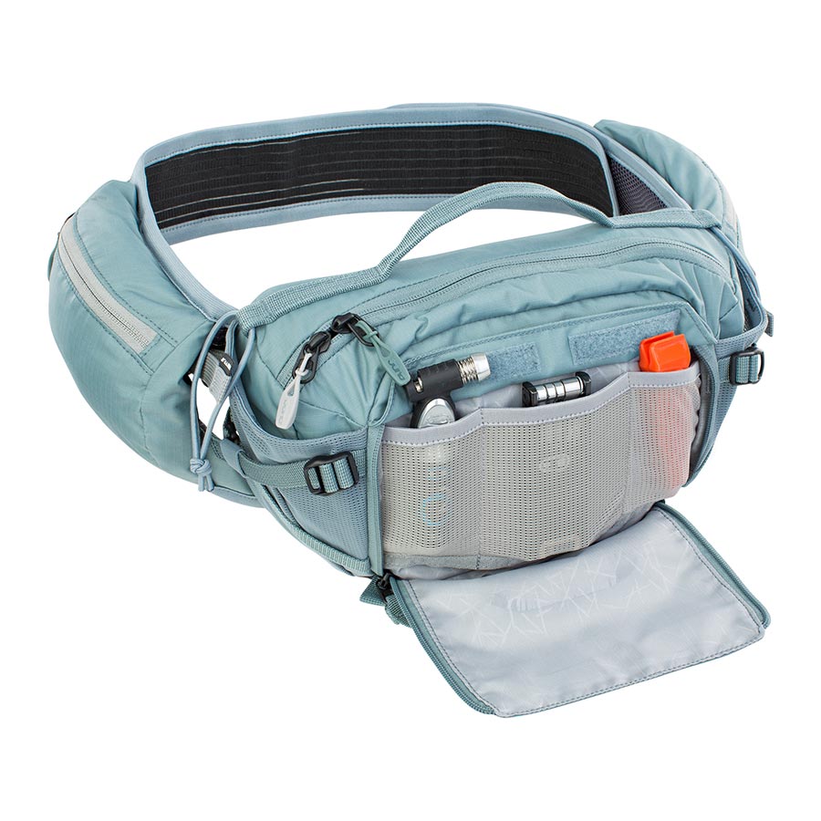 EVOC, Hip Pack Pro E-Ride, Hydration Bag, Volume: 3L, Bladder: Not included, Steel