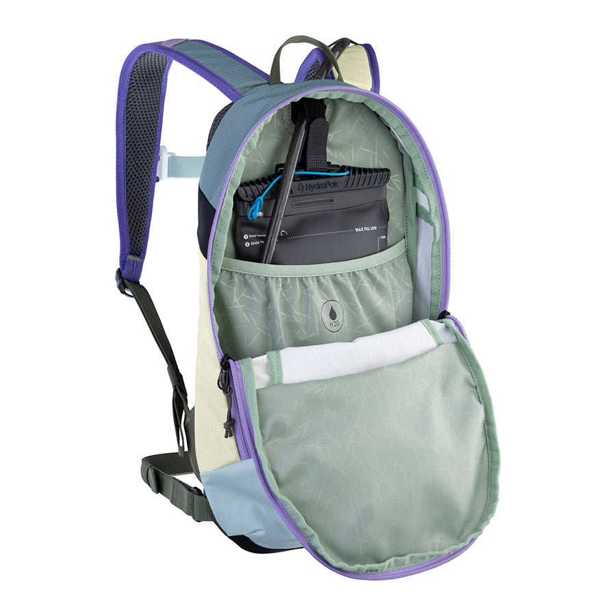 EVOC, Joyride 4, Hydration Bag, Volume: 4L, Bladder: Not included, Steel/Lemonade/Mint
