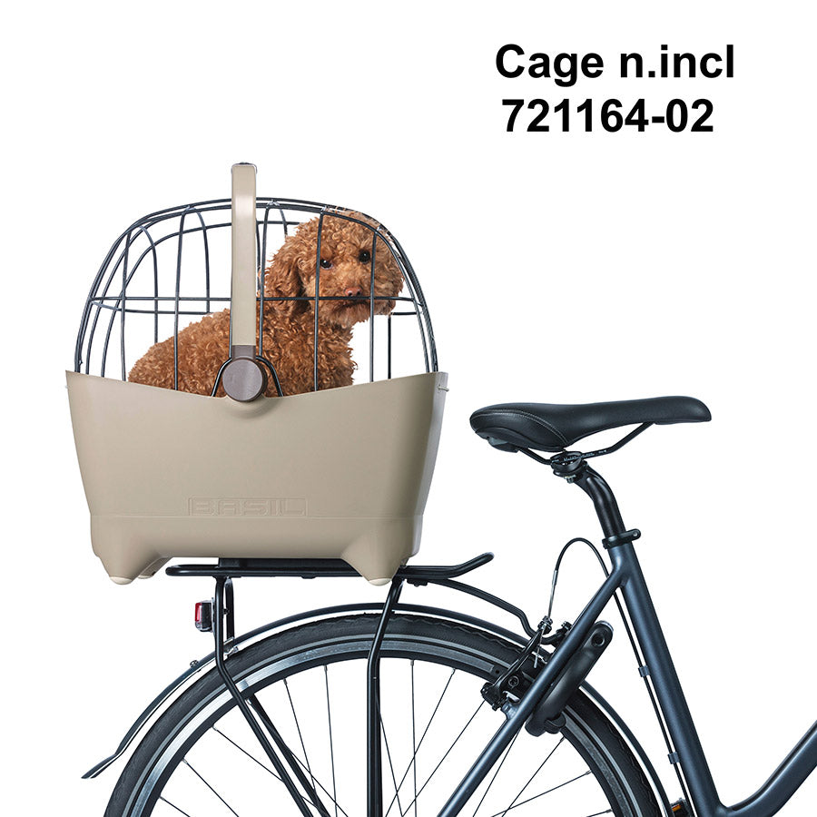 Basil, Buddy Dog MIK, Basket, Rear, Biscotti Brown
