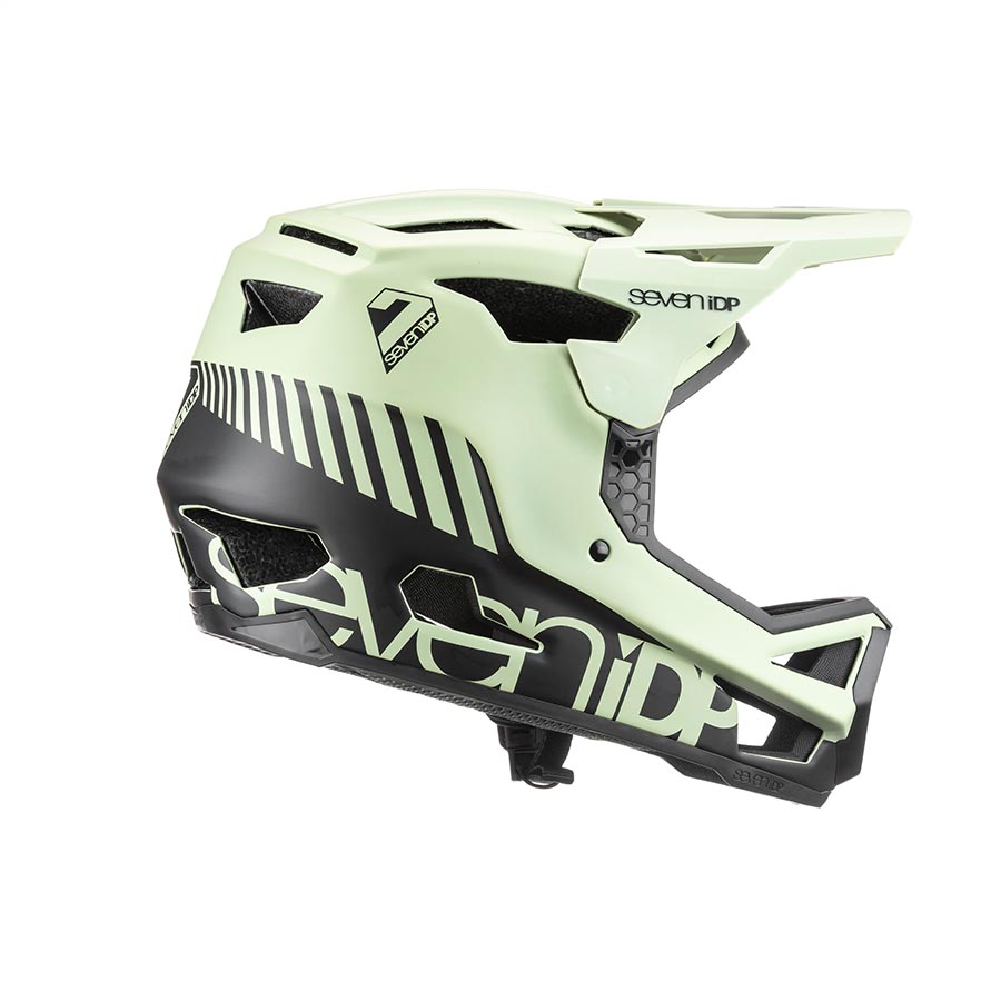 7iDP, Project 23 Fiber Glass, Full Face Helmet, M, 57 - 58cm, Glacier Green/Black