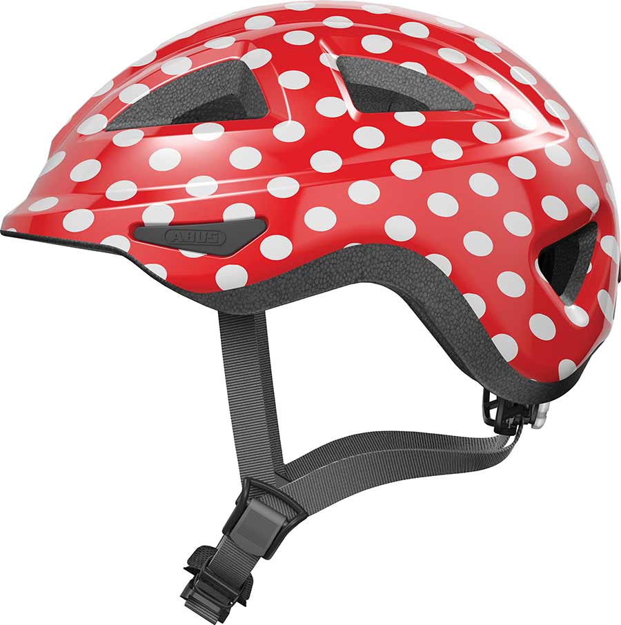 Abus, Anuky 2.0, Helmet, Red Spots, M, 52 - 57cm