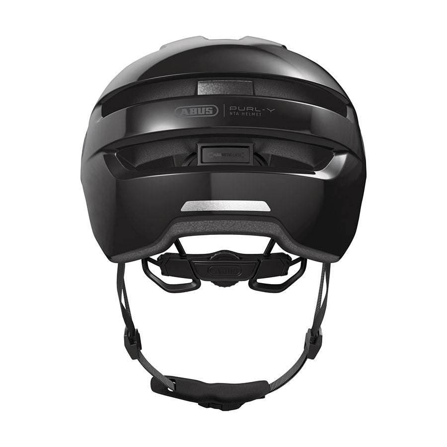 Abus, PURL-Y, Helmet, L, 57 - 61cm, Shiny Black