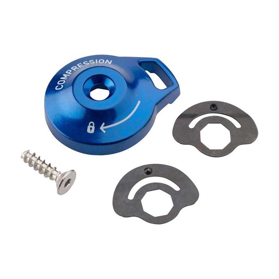 RockShox - Compression Damper Knob Kit - Reba/Bluto MOCO DNA Fork Repair Parts _ Unite - B1keparts.com