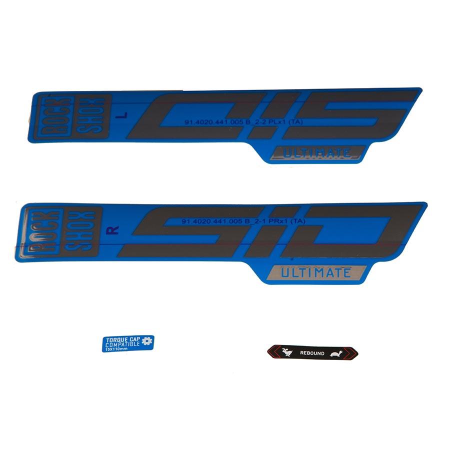 RockShox - SID 35 Ultimate Decal Kit Fork Repair Parts _ Unite - B1keparts.com