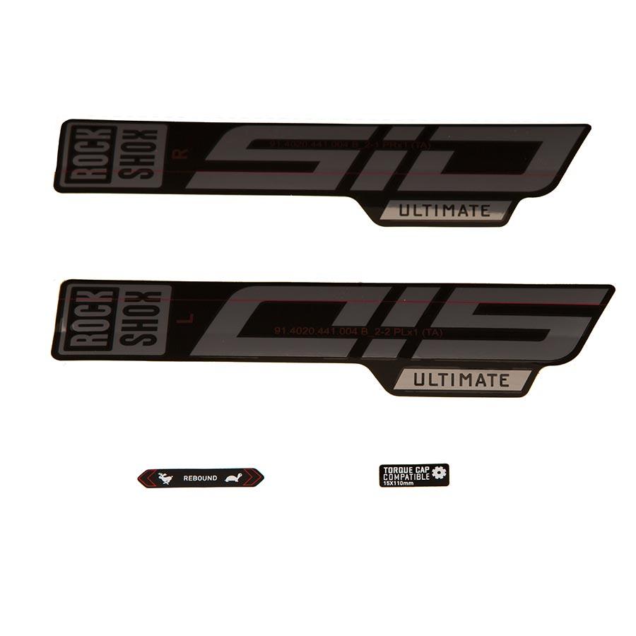 RockShox - SID 35 Ultimate Decal Kit Fork Repair Parts _ Unite - B1keparts.com