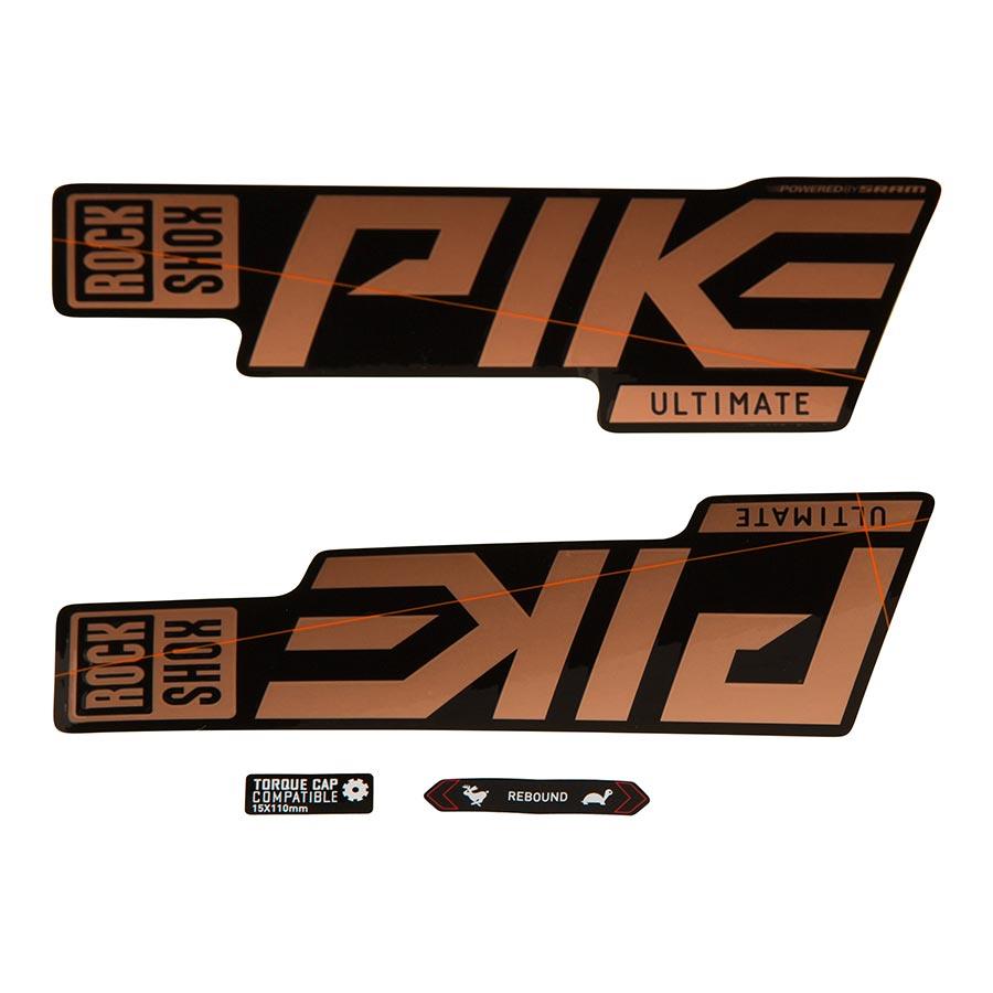 RockShox - Pike Ultimate Decal Kit Fork Repair Parts _ Unite - B1keparts.com