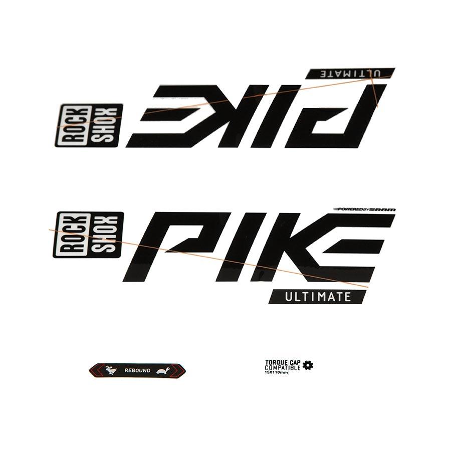 RockShox - Pike Ultimate Decal Kit Fork Repair Parts _ Unite - B1keparts.com