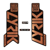 RockShox - Lyrik Ultimate Decal Kit Fork Repair Parts _ Unite - B1keparts.com
