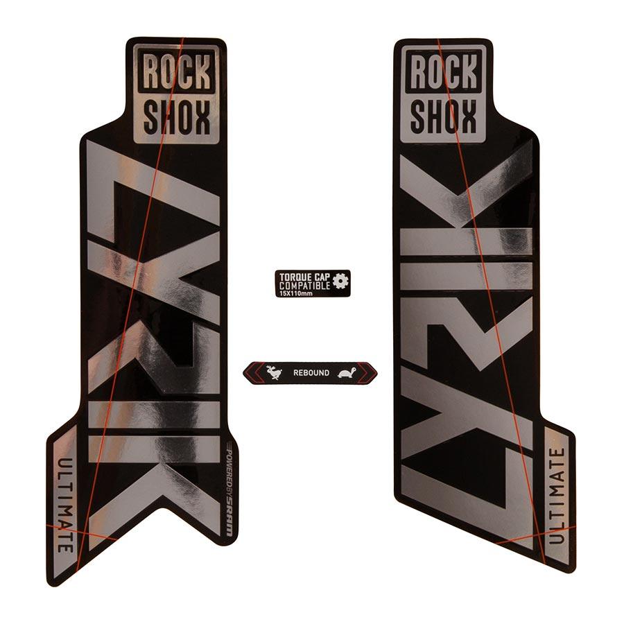 RockShox - Lyrik Ultimate Decal Kit Fork Repair Parts _ Unite - B1keparts.com