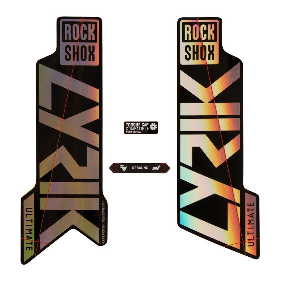 RockShox - Lyrik Ultimate Decal Kit Fork Repair Parts _ Unite - B1keparts.com