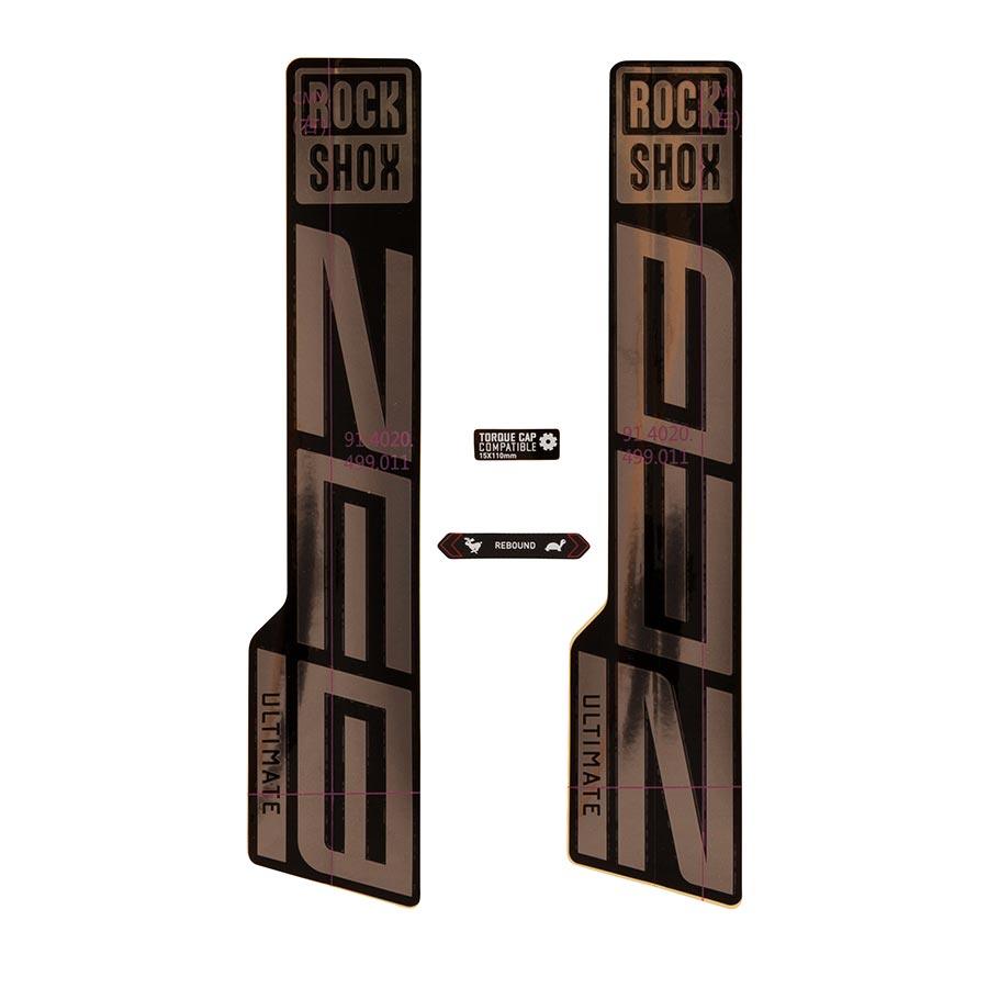RockShox - ZEB Ultimate Decal Kit Fork Repair Parts _ Unite - B1keparts.com