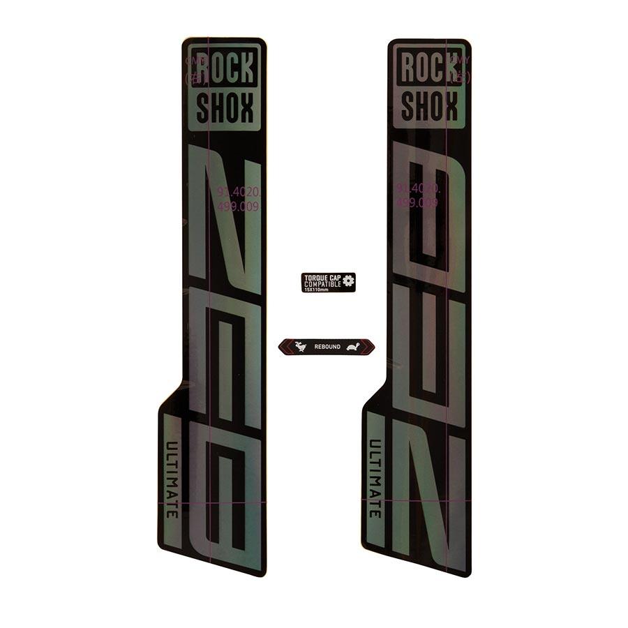 RockShox - ZEB Ultimate Decal Kit Fork Repair Parts _ Unite - B1keparts.com