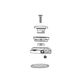 RockShox - Remote Spool Kit SID Charger Fork Repair Parts _ Unite - B1keparts.com