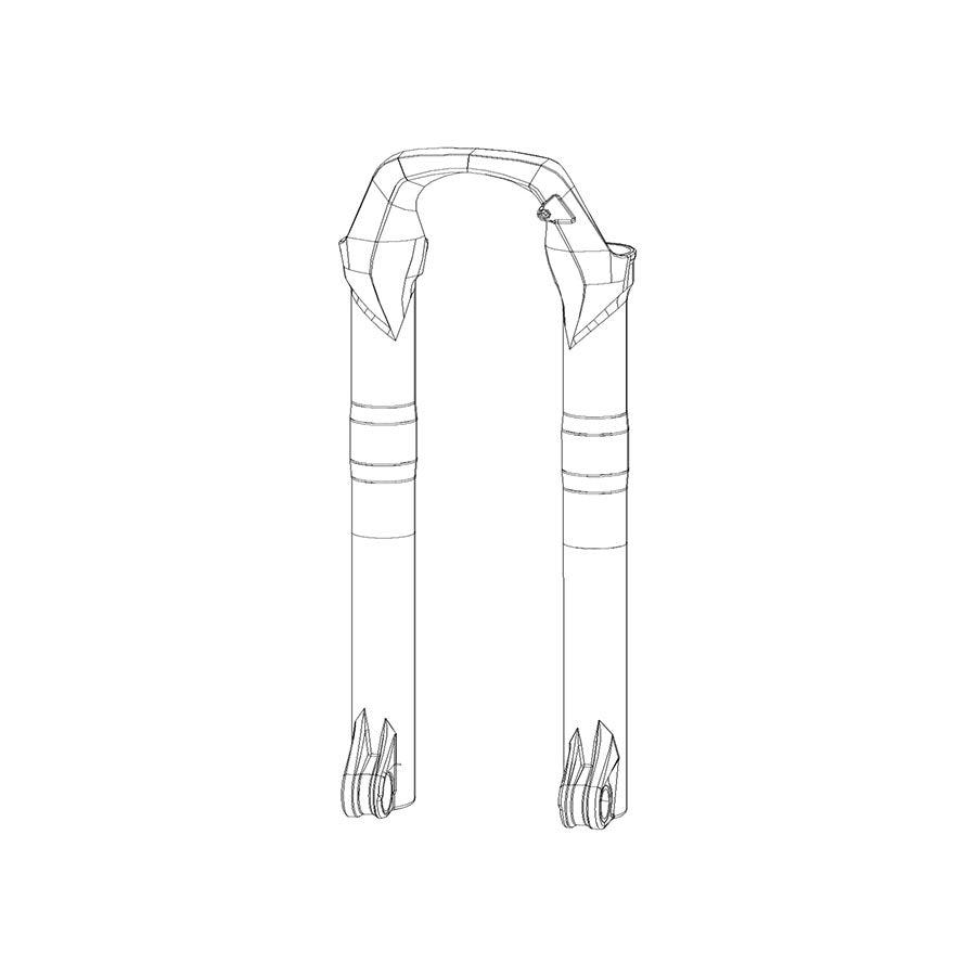 RockShox - Lower Leg RVL 29 15 DFBLK Fork Repair Parts _ Unite - B1keparts.com