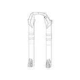 RockShox - Lower Leg RVL 29 15 DFBLK Fork Repair Parts _ Unite - B1keparts.com