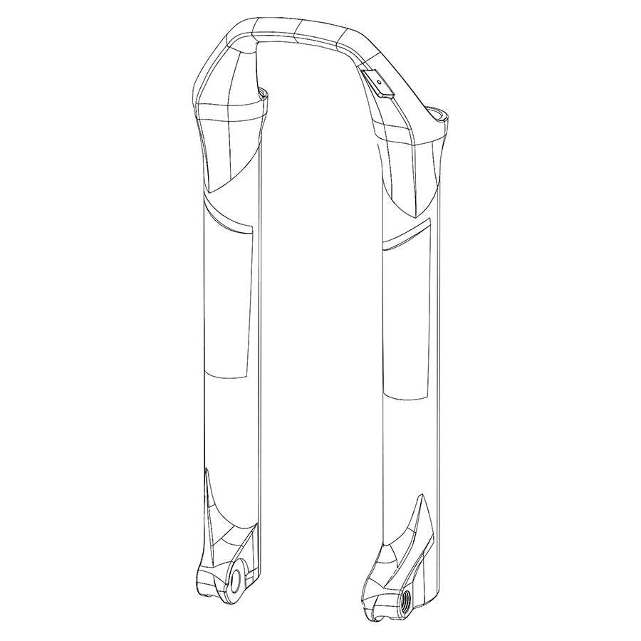 RockShox - Lower Leg SID 29 B DFBLK B1 Fork Repair Parts _ Unite - B1keparts.com