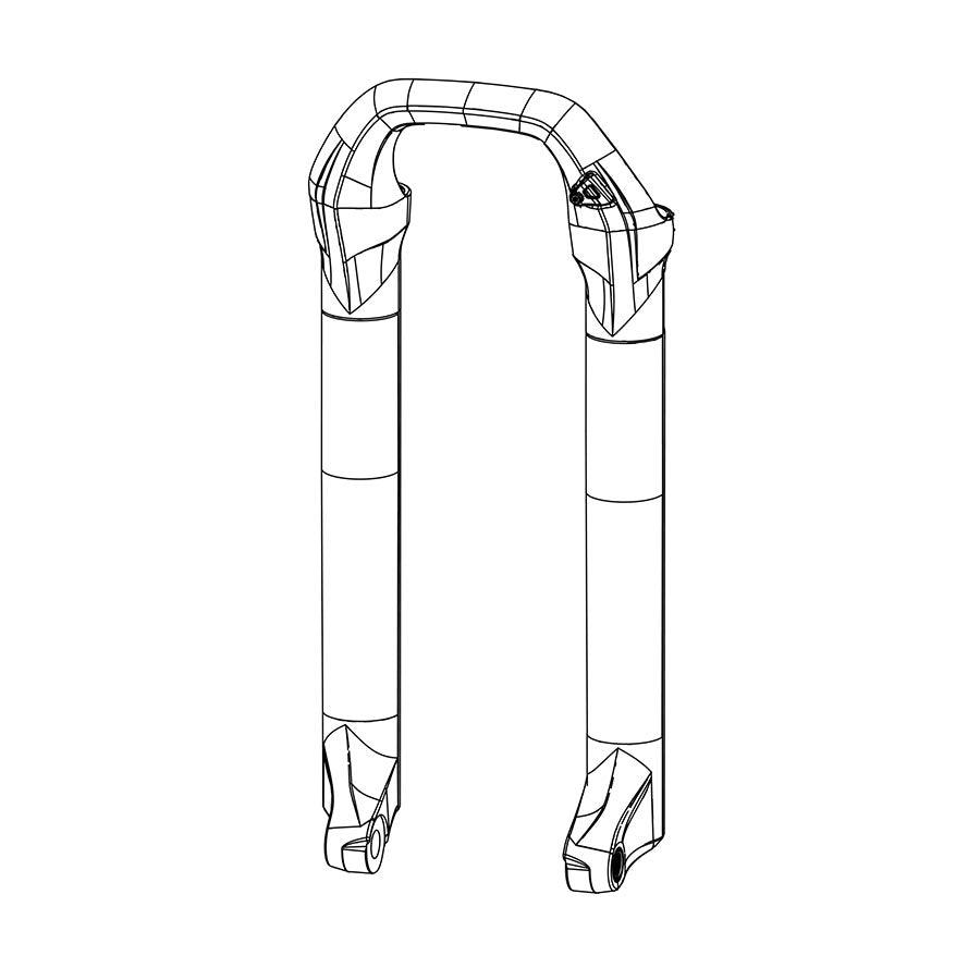 RockShox - Lower Leg Pike/Yari 29+ DFBLK Fork Repair Parts _ Unite - B1keparts.com