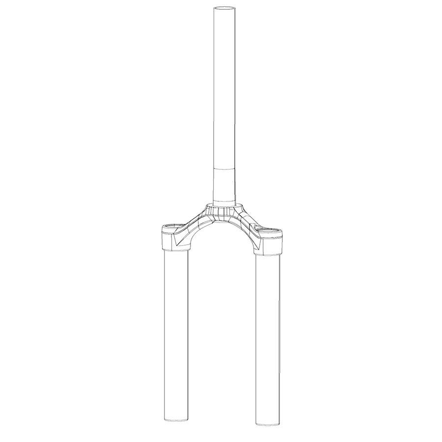 RockShox - CSU SID SA 29 46OS 1-1/8 DFBLK Fork Repair Parts _ Unite - B1keparts.com