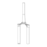 RockShox - CSU SID SA 29 51OS TPR DFBLK Fork Repair Parts _ Unite - B1keparts.com