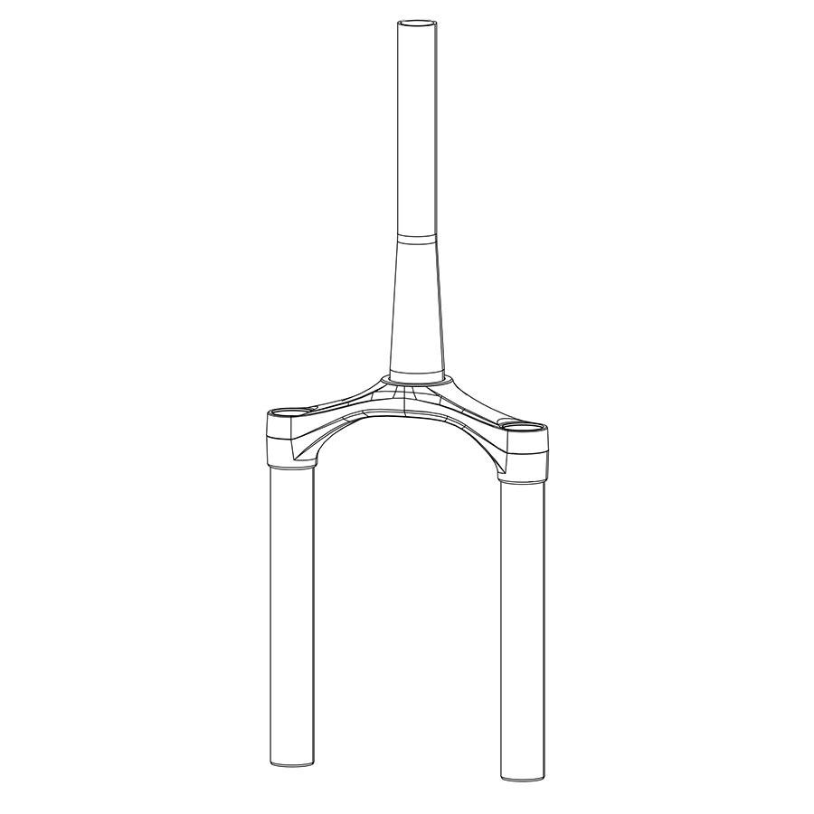 RockShox - CSU Bluto SA 51OS TPR DFBLK Fork Repair Parts _ Unite - B1keparts.com