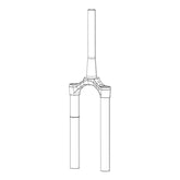 RockShox - CSU Pike DPA 2927+ 51 DFBLK Fork Repair Parts _ Unite - B1keparts.com