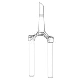 RockShox - CSU Reba 29B 120 DFBLK Fork Repair Parts _ Unite - B1keparts.com