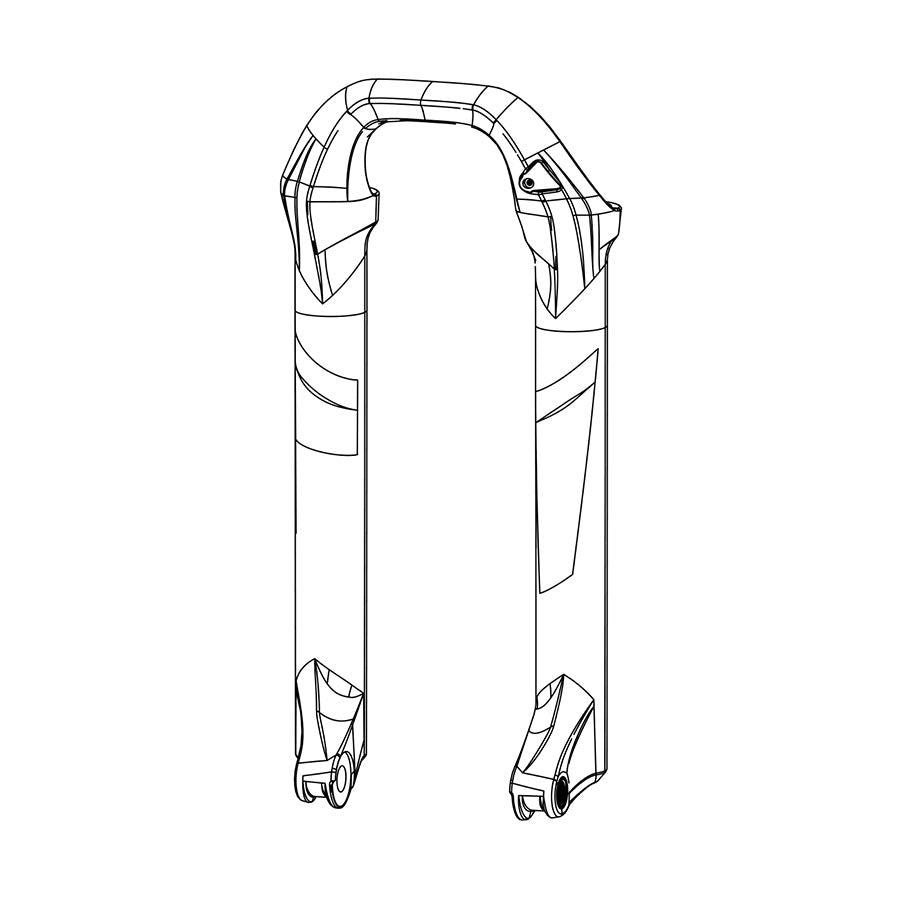 RockShox - Lower Leg - Lyrik Ult 27 GLB Fork Repair Parts _ Unite - B1keparts.com