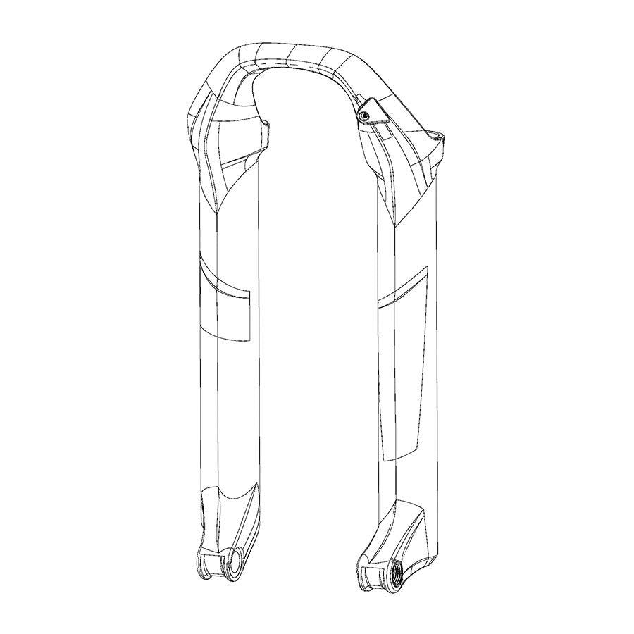 RockShox - Lower Leg - Pike DJ 26 SIL Fork Repair Parts _ Unite - B1keparts.com