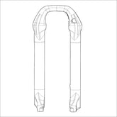 RockShox - Lower Leg - 35G Fender Fork Repair Parts _ Unite - B1keparts.com