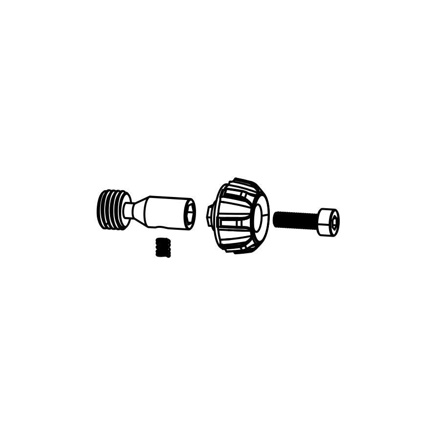 RockShox - Vivid Rebound Knob Kit Shock Repair Parts _ Unite - B1keparts.com