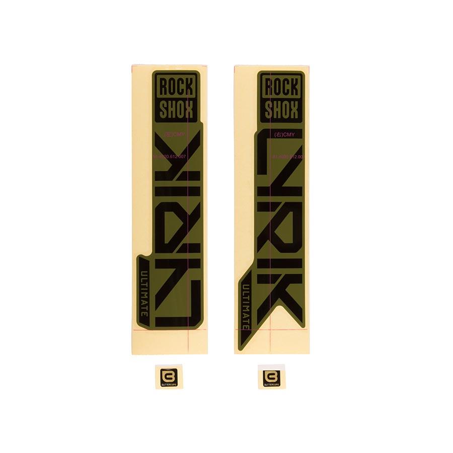 RockShox - Lyrik Ultimate Decal Kit 2023 Fork Repair Parts _ Unite - B1keparts.com