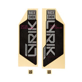 RockShox - Lyrik Ultimate Decal Kit 2023 Fork Repair Parts _ Unite - B1keparts.com