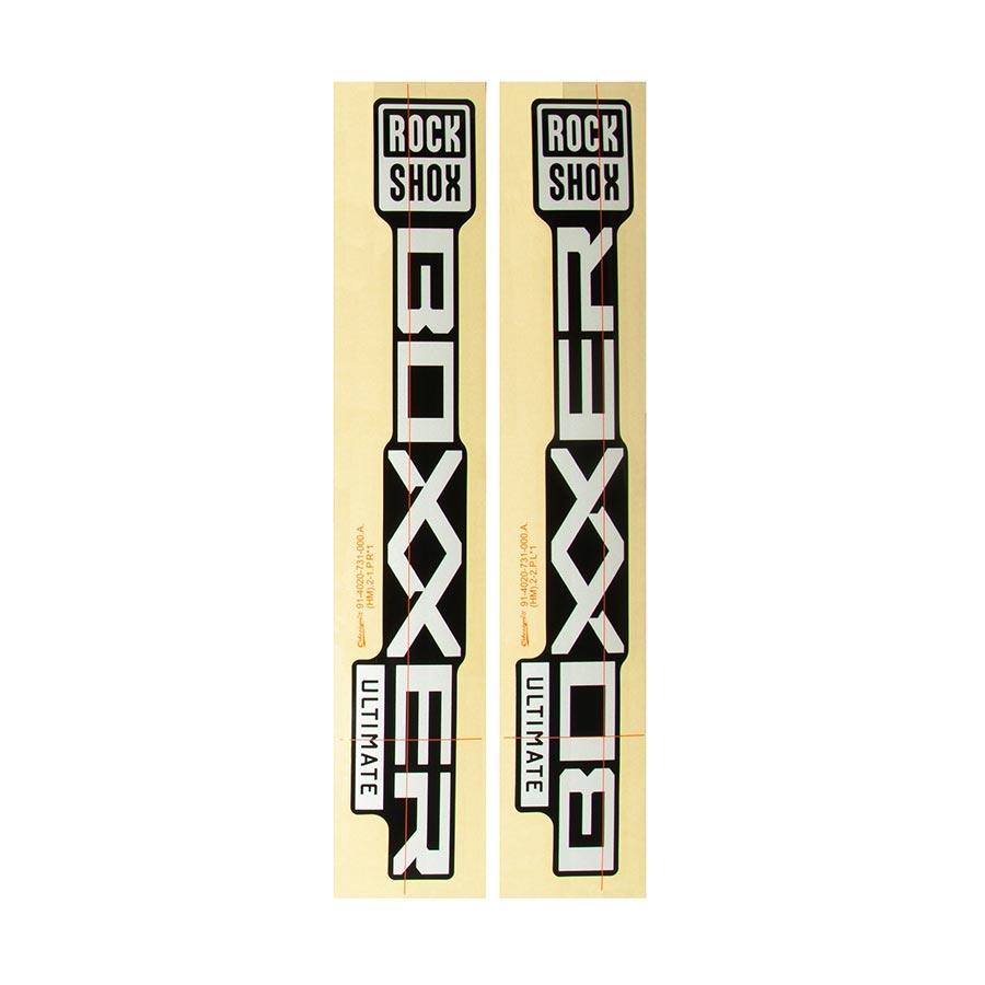 RockShox - Boxxer Ult D1 Decal Kit Fork Repair Parts _ Unite - B1keparts.com