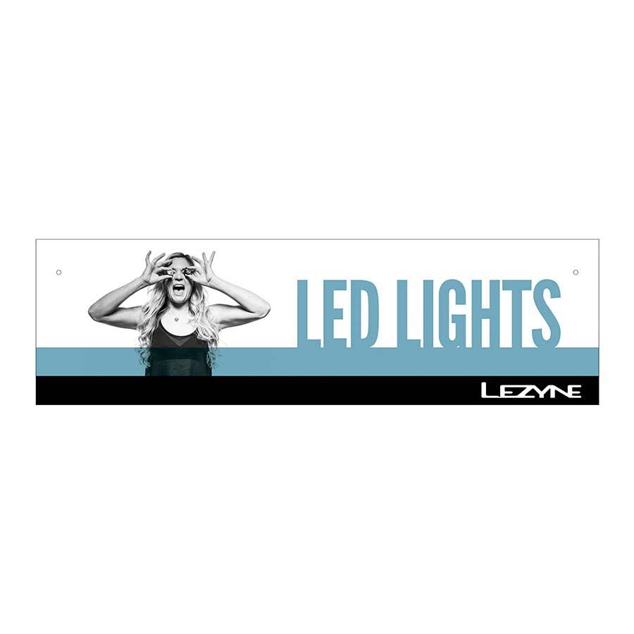 Lezyne - Wall Logo Sign Countertop Displays _ Unite - B1keparts.com