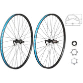 29"/700C MTB/URBAN DISC REAR WHEEL - QR CASSETTE