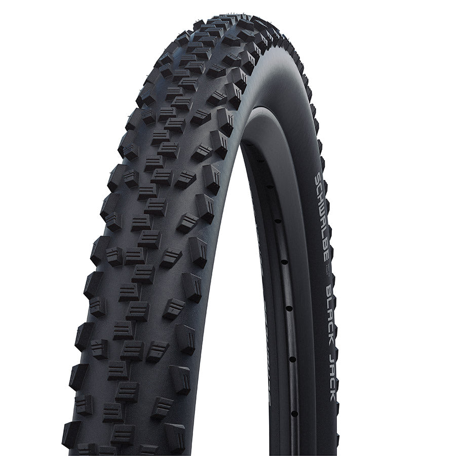 Schwalbe, Black Jack, Mountain Tire, 24''x2.10, Wire, Clincher, SBC, K-Guard, 50TPI, Black