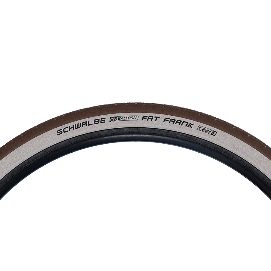 Schwalbe, Fat Frank, Hybrid Tire, 26x2.35, Wire, Clincher, SBC, K-Guard, TwinSkin, Reflex, 50TPI, Brown