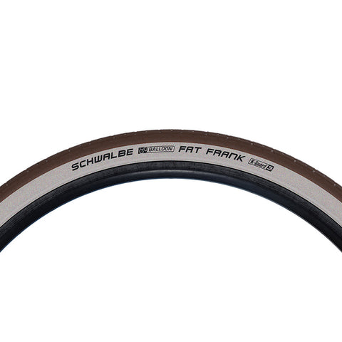 Schwalbe, Fat Frank, Hybrid Tire, 26x2.35, Wire, Clincher, SBC, K-Guard, TwinSkin, Reflex, 50TPI, Brown