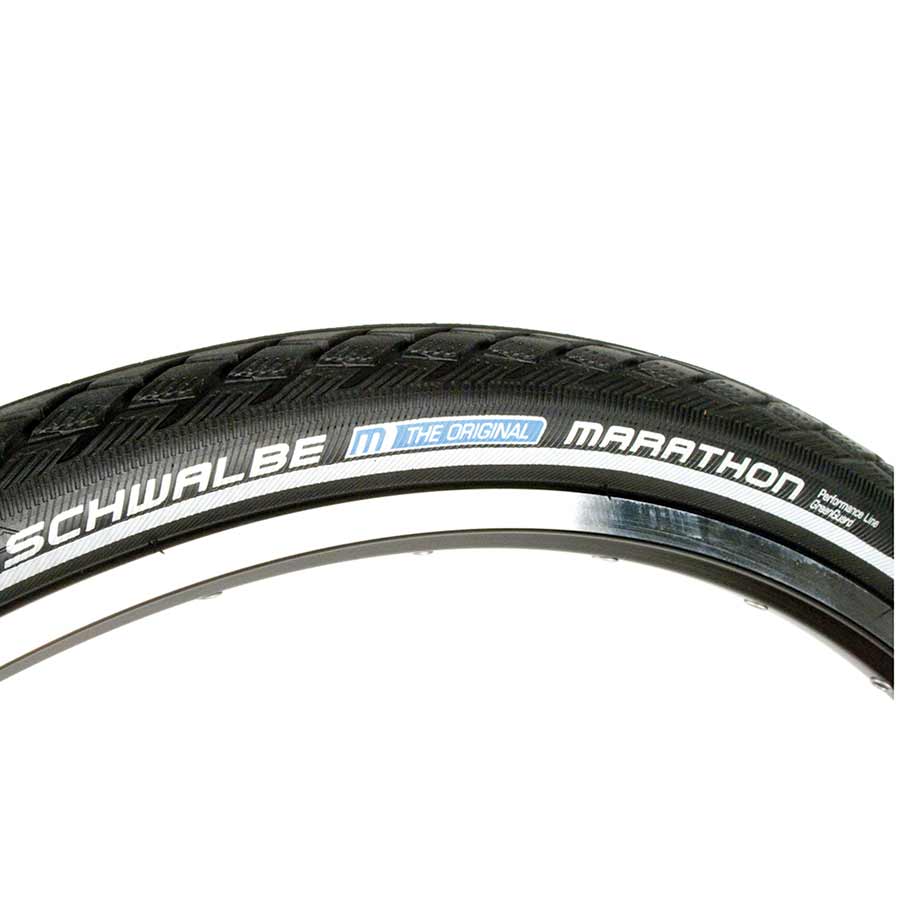 Schwalbe, Marathon, Tire, 700x38C, Wire, Clincher, Endurance, GreenGuard, 67TPI, Black