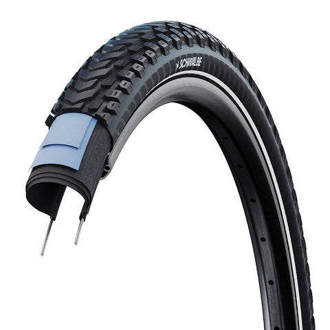 Schwalbe, Marathon Mondial, Hybrid Tire, 26''x2.00, Wire, Clincher, Endurance, RaceGuard, 67TPI, Black