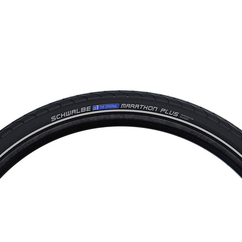 Schwalbe, Marathon Plus, Hybrid Tire, 24x1.75, Wire, Clincher, Addix, SmartGuard, TwinSkin, Reflex, 67TPI, Black