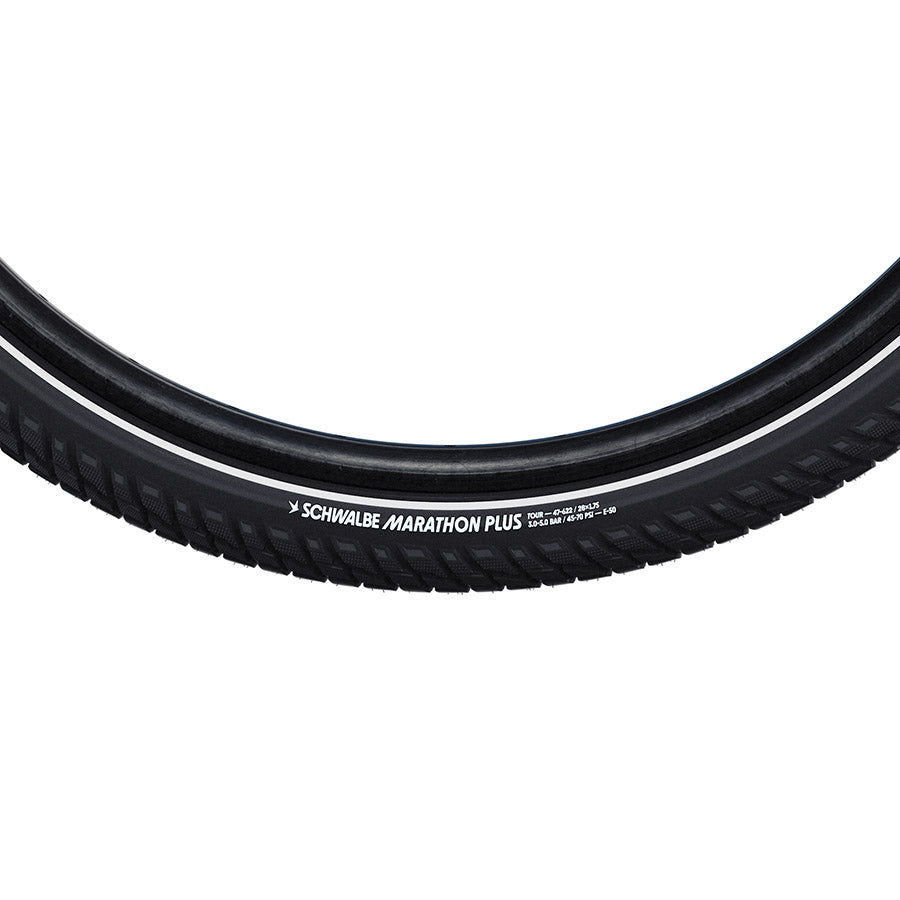 Schwalbe, Marathon Plus Tour, Hybrid Tire, 700x40C, Wire, Clincher, Addix, SmartGuard, TwinSkin, Reflex, 67TPI, Black