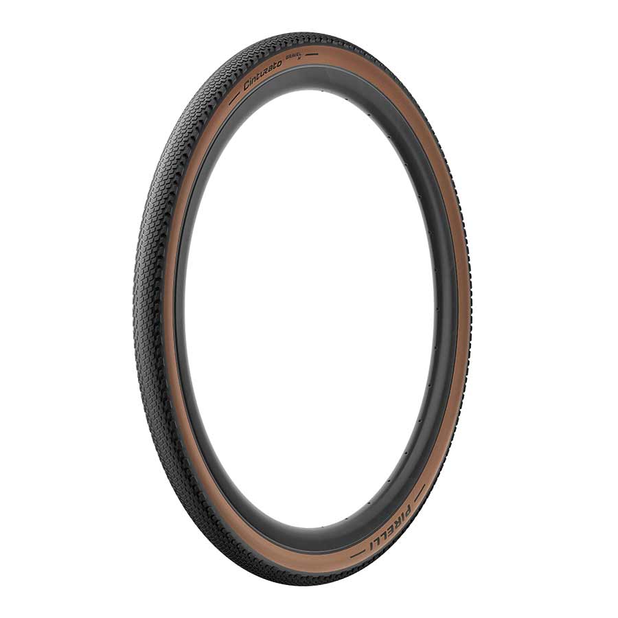 Pirelli, Cinturato Gravel H, Gravel Tire, 700x40C, Folding, Tubeless Ready, SpeedGrip, 127TPI, Tanwall